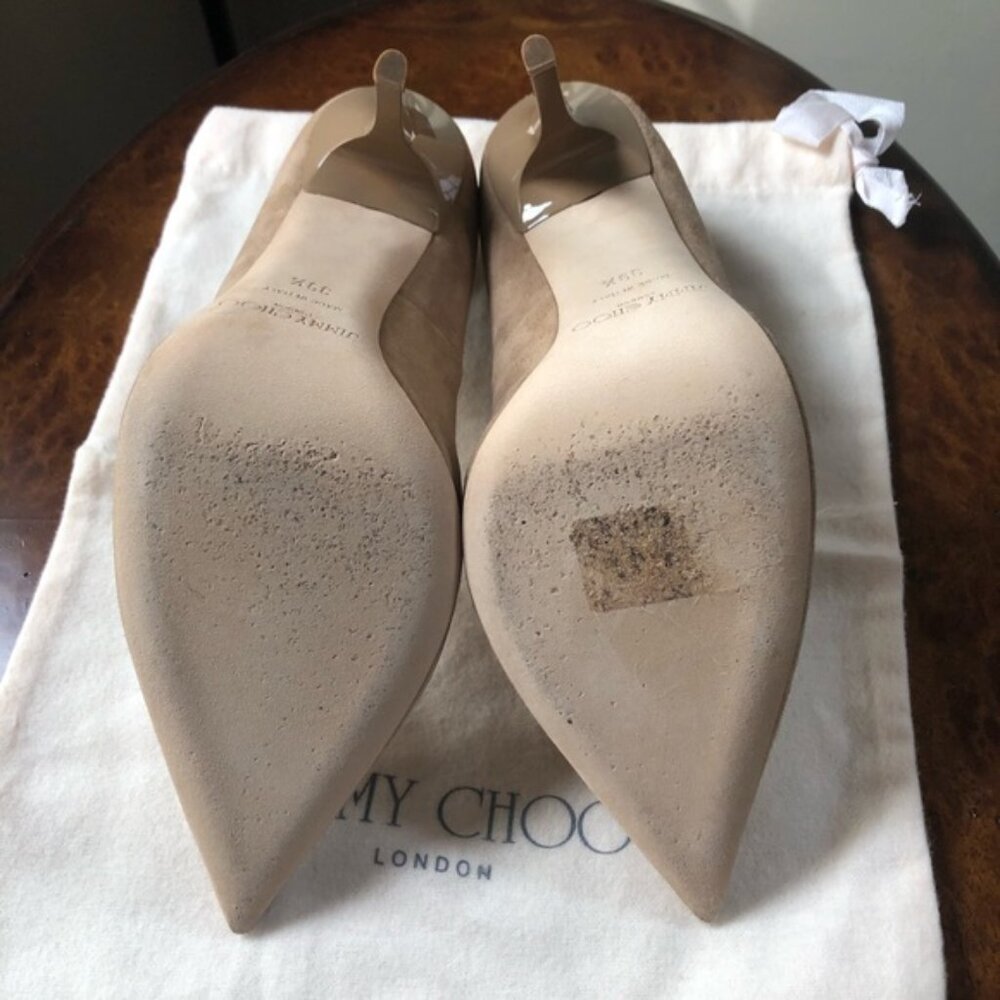 Jimmy Choo Anouk Suede Pumps 39.5 - Picture 4 of 6